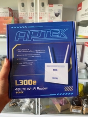BỘ ROUTER Phát Wifi Sim 4G APTEK L300E | KKẾT NỐI ĐƯỢC 32 ThIẾT BỊ, VỚI 2 CỔNG LAN VÀ 1 CỔNG WAN