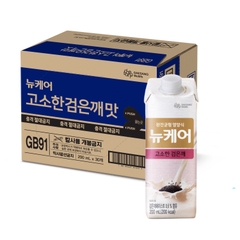 Thức uống dinh dưỡng vị mè đen NUCARE Black Sesame 200ml thùng 30 hộp