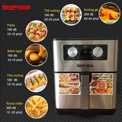 Nồi chiên không dầu Hachimitsu 8 lít HC688