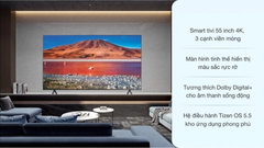 Tivi LED Samsung 55AU7700 smart 4K UHD