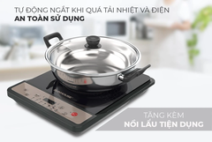 Bếp từ Sunhouse SHD6160 kèm lẩu, cơ 2000w