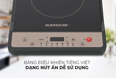 Bếp từ Sunhouse SHD6160 kèm lẩu, cơ 2000w