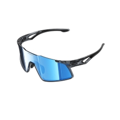 Kính thể thao Vision Solis - Matte Transparent Dark Gray / Full Revo Ice Blue