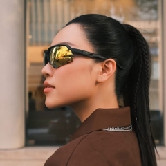 Kính thể thao Vision Loop - Matte Black / Full Revo Gold