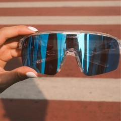 Kính thể thao Vision Aura - Bright & Transparent / Full Revo Ice Blue