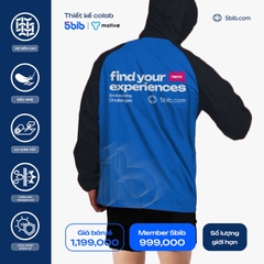 [UNISEX] ÁO KHOÁC THỂ THAO JACKET 5BIB SUPER LIGHT