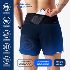 [NAM] QUẦN CHẠY BỘ BELT SHORT 5BIB MEN