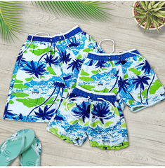 Quần đi biển gia đình nhóm công ty du lịch mới nhất đủ size vải kate thái siêu đẹp