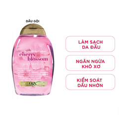 OGX Dầu gội heavenly hydration + cherry blossom shampoo 385ml (IP01)