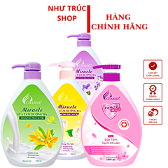 Sữa Tắm Nước Hoa Charm Miracle 1000ml - Hương Hoa Hồng