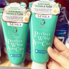 SỮA RỬA MẶT SENKA SẠCH MỤN DA KHÔ - XANH LÁ