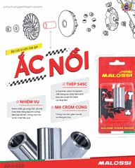 Ắc Nồi Malossi: Chìa khóa vàng cho bộ nồi xe tay ga mượt mà, bền bỉ.