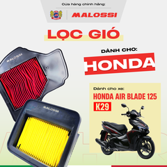 Lọc gió dầu xe máy Malossi cho xe Air Blade 125 lọc bụi vượt trội chuẩn zin.