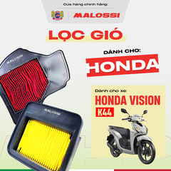 Lọc gió dầu xe máy Malossi cho xe Vision K44 2016 lọc bụi vượt trội chuẩn zin