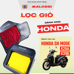 Lọc gió dầu xe máy Malossi cho xe SH Mode k29A,K29B lọc bụi vượt trội chuẩn zin