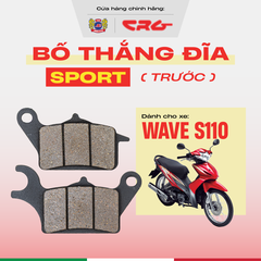 Bố Thắng Đĩa Phanh Ăn Chịu Nhiệt Cao CRG Sport X30 Kim Loại Đồng Cho Xe Wave S110
