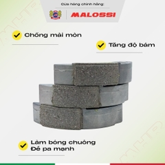 Bố 3 càng PCX 125 gia cường 30% sợi carbon Malossi phiên bản cao cấp phần mặt bố đen