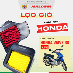Lọc gió dầu xe máy Malossi Wave RS lọc bụi vượt trội chuẩn zin.