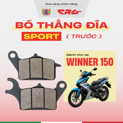 Bố Thắng Đĩa Phanh Ăn Chịu Nhiệt Cao CRG Sport X30 Kim Loại Đồng Cho Xe Winner 150