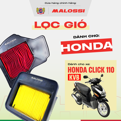 Lọc gió dầu xe máy Malossi cho xe Click 110 Cũ lọc bụi vượt trội chuẩn zin.