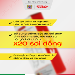 Bố Thắng Đĩa Má Phanh Đĩa Trước & Sau CRG CITY Gia Cường X20 Kim Loại Đồng