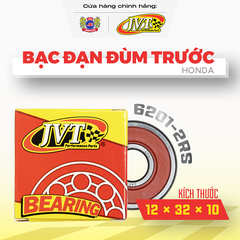 Bạc đạn 6201-2RS Chống Hú Giảm Rung JVT Đùm Trước Honda 12x32x10mm