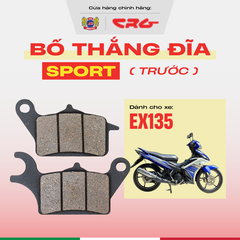 Bố Thắng Đĩa Phanh Ăn Chịu Nhiệt Cao CRG Sport X30 Kim Loại Đồng Cho Xe EX 135