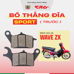 Bố Thắng Đĩa Phanh Ăn Chịu Nhiệt Cao CRG Sport X30 Kim Loại Đồng Cho Xe Wave ZX