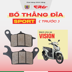 Bố Thắng Đĩa Phanh Ăn Chịu Nhiệt Cao CRG Sport X30 Kim Loại Đồng Cho Xe Vision