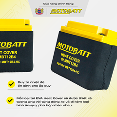 Túi Cách Nhiệt Ắc Quy Xe Máy Chống Nóng Tăng Tuổi Thọ Bình EVA HEAT COVER Motobatt MBT12B4 Cho Ducati Supersport