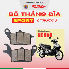 Bố Thắng Đĩa Phanh Ăn Chịu Nhiệt Cao CRG Sport X30 Kim Loại Đồng Cho Xe Nouvo