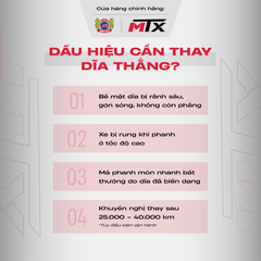 Đĩa thắng trước thép không gỉ SUS 420 MTX độ cứng cao cho xe phân khối lớn