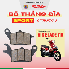Bố Thắng Đĩa Phanh Ăn Chịu Nhiệt Cao CRG Sport X30 Kim Loại Đồng Cho Xe Air Blade 110