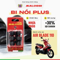 Bi nồi Air Blade 110 cao cấp gia cường sợi carbon Malossi Phiên bản màu đỏ