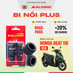 Bi nồi cao cấp gia cường sợi carbon Malossi xe Beat 110