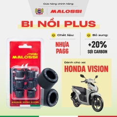 Bi nồi Vision 2021-nay cao cấp gia cường sợi carbon Malossi Phiên bản màu đỏ