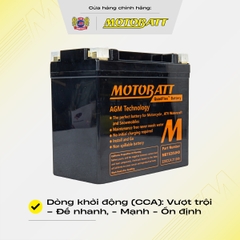 Bình điện phân khối lớn Motobatt Quadflex 12V 21Ah dòng khủng khủng bảo hành 12 tháng chính hãng