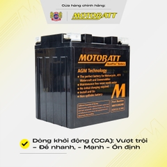 Bình điện phân khối lớn Motobatt Quadflex 12V 34Ah dòng khủng khủng bảo hành 12 tháng chính hãng