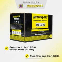 Bình điện phân khối lớn Motobatt Quadflex 12V 8,6Ah dòng CCA cực cao bảo hành 12 tháng chính hãng