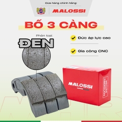 Bố 3 càng gia cường 30% sợi carbon Malossi phiên bản cao cấp phần mặt bố đen