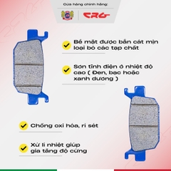 Bố thắng đĩa sau CRG Cellulose chính hãng tăng ma sát ceramic chống cháy