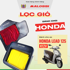 Lọc gió dầu xe máy Malossi cho xe Lead 125 K12V lọc bụi vượt trội chuẩn zin