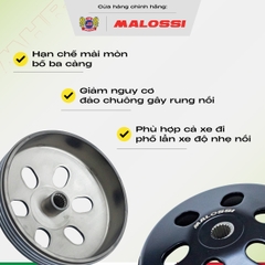 Chuông nồi thép nhập khẩu Malossi dành cho Honda 125 và 150