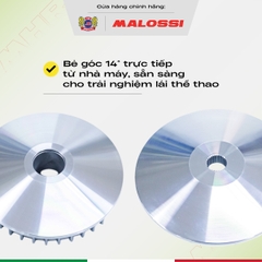 Combo chén bi cánh quạt tiêu chuẩn ADC12 Malossi tem cam dành cho Honda