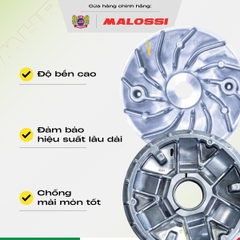 Combo chén bi cánh quạt tiêu chuẩn ADC12 Malossi tem cam dành cho Honda