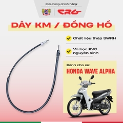 Dây công tơ mét Wave Alpha báo tốc CRG thép bền bỉ phù hợp tất cả dòng xe