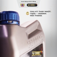 Nhớt tối ưu cho dòng xe đô thị Senarco Elemenz dòng tổng hợp pha trộn dung tích lớn
