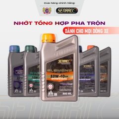 Nhớt tối ưu cho shipper Senarco Elemenz dòng tổng hợp pha trộn siêu tiết kiệm
