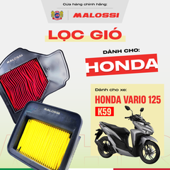 Lọc gió dầu xe máy Malossi cho xe Vario 125 2018 lọc bụi vượt trội chuẩn zin.