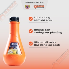 Nhớt pha xăng xe 2 thì 2T QRANGE SMOKE (0.7) (Nhớt cam nắp đen) - RGV120-0872